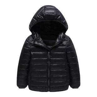 儿童羽绒棉服男童女童棉袄冬季保暖短款大童轻薄棉衣外套有帽可坼