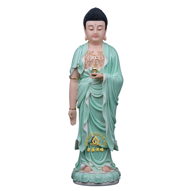 汉白玉阿弥陀佛三圣观音菩萨佛像