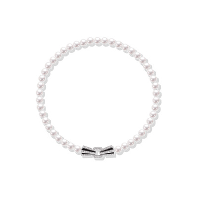 PEARLSTIGE非凡系列项链珐琅淡水珍珠串链吊坠高级感