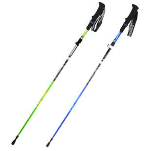 登山杖女折叠女款碳纤维合金超轻伸缩户外徒步多功能爬山手杖拐棍