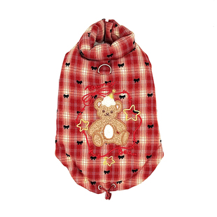 汤尼熊小狗狗衣服冬装雪纳瑞比熊泰迪保暖约克夏马尔济斯羽绒马甲