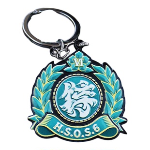 绝区零对空六课阵营图标金属钥匙扣挂件立体浮雕吊坠星见雅周边