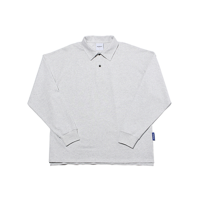 cityboy美式复古廓形春秋polo衫