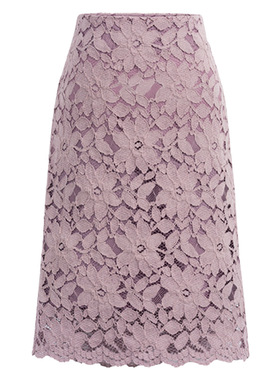 欧洲站春夏ol风洋气蕾丝半身裙