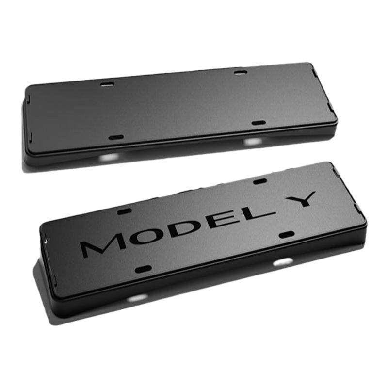 特斯拉Model3/Y/YL牌照框哑黑