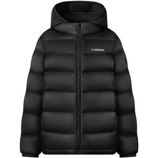 坦博尔儿童羽绒服2025新款冬季轻薄女童连帽保暖防风男童连帽外套