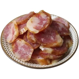 清远香肠风干腊肠真空装香肠农家自制非烟熏连州东陂腊味400g袋装