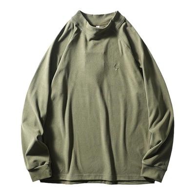 双面优质德绒半高领可外穿打底衫