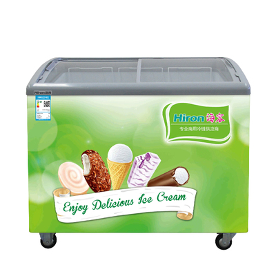 海容雪糕展示柜商用冷柜1米