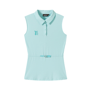 KeypoteGolf女士高尔夫无袖polo衫背心夏季户外轻薄高弹运动女装