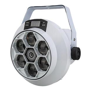 舞台酒吧氛围灯六眼蜂眼激光灯摇头光束灯KTV包房七彩闪光灯射灯