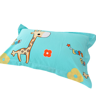 订做磨毛加厚枕套儿童卡通枕套全棉1.2m枕头套记忆枕头套一对拍2