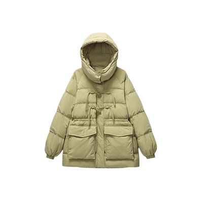 宛宛家盘扣羽绒服百搭时尚