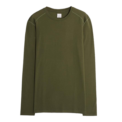 100%美利奴羊毛打底衫男速干长袖