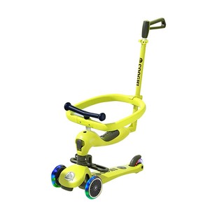 酷骑二合一儿童滑板车1-3-6岁男女孩可坐可骑可折叠溜溜车平衡