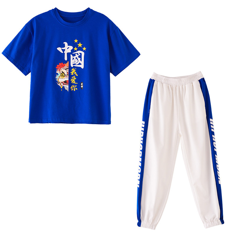 运动会儿童演出服啦啦队潮服夏季