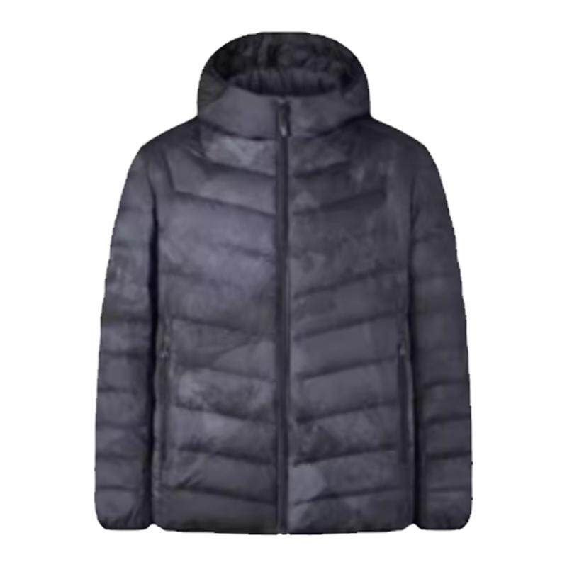 坦博尔轻薄羽绒服男短款秋季2025新款连帽保暖百搭便携式秋冬外套