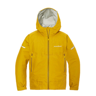 日本美山 montbell 2025春儿童暴风雨舞者防水透气硬壳夹克冲锋衣