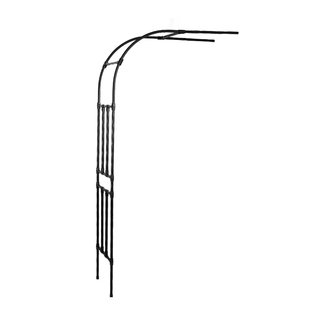 半边拱门花架爬藤架别墅户外庭院拱形不锈钢管葡萄单边植物攀爬架