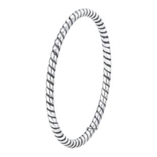 S925纯银经典素圈闭口戒指女简约光面网红ins简约冷淡风叠戴细戒