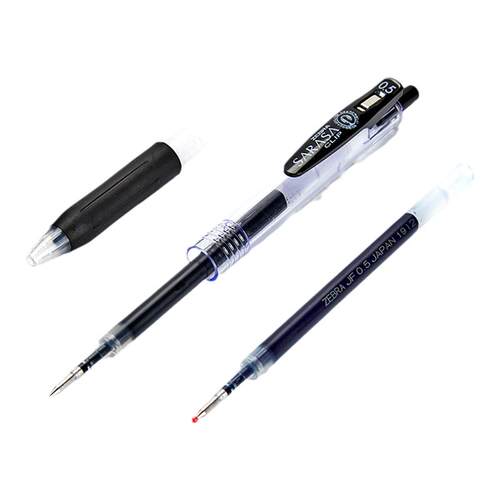 日本zebra斑马JJ77续航装JJ15中性笔中学生按动笔JF考试JLV速干芯