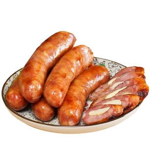 台式蒜味香肠下酒烤肠台湾肠微甜士林大香肠非黑桥牌热狗油炸商用