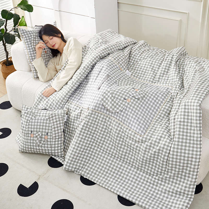 2025新款手提款抱枕被子两用办公室沙发午睡枕头二合一汽车载靠枕