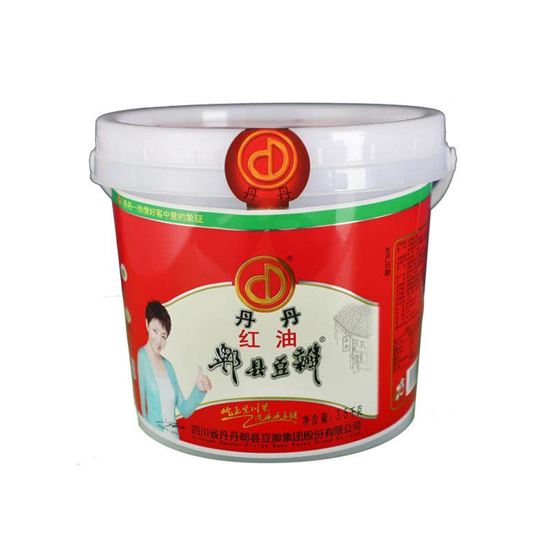 丹丹红油郫县豆瓣12斤装免剁打细