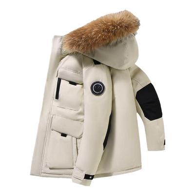 羽绒服男冬季中长款极寒情侣外套