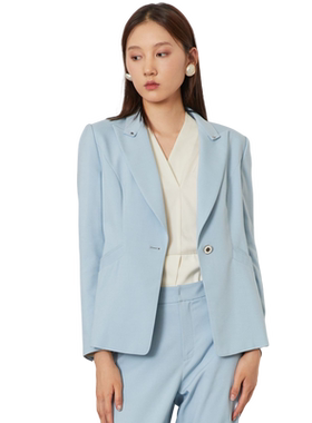 LANDI清新蓝通勤套装西服