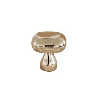 中古风锌合金电镀钛银色极简小拉手法式衣橱柜门抽屉橱柜门小把手