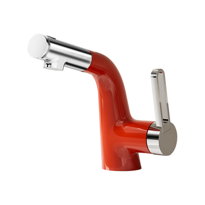 eoco洗脸盆水龙头微气泡多巴胺万向冷热抽拉台盆龙头浴室家用MU8