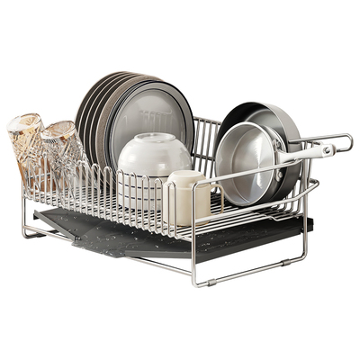 304不锈钢水槽边沥水架碗筷碗盘厨房碗碟架水池洗碗池餐具晾碗架