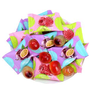 贵夫人爆浆果汁软糖水果糖散装春节过新年货糖果QQ糖结婚喜糖批发