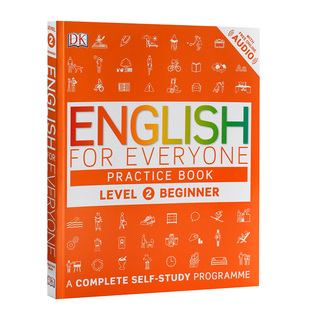 DK English for Everyone Practice Book 1-4 系列 新视觉 人人学英语 练习册套装 英文原版 Beginner Intermediate Advanced