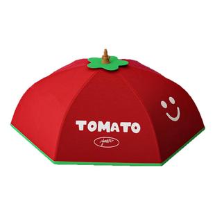 保温菜罩家用折叠餐桌罩茄子番茄饭桌盖菜罩加厚铝箔盖冬季防尘罩