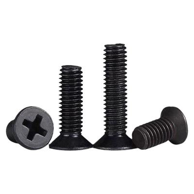 碳钢黑锌美标十字沉头螺丝英美