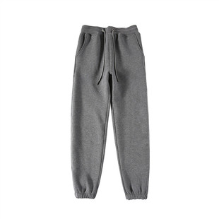 女士加长裤子高个子175超长版冬季加绒加厚羊羔绒大码束脚运动裤