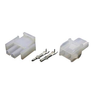 电梯汽车连接器接插件端子2P接头6358接线子公母电线对接接接线器