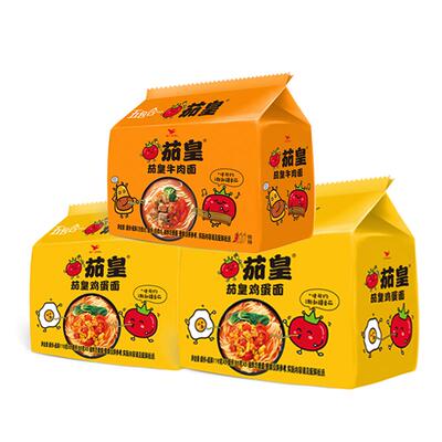 统一官方旗舰店茄皇方便面番茄鸡蛋面牛肉面*2袋