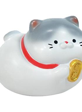 招财猫摆件好柿小马装饰摆件解压