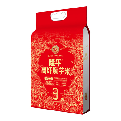 西大魔芋隆平高纤魔芋米2kg礼盒装 2.5kg袋装免煮冲泡方便主食