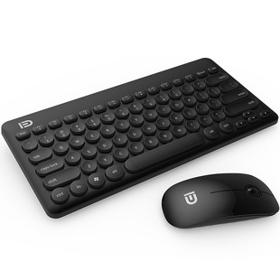 无线键盘鼠标套装便携静音办公家用笔记本台式电脑无限女生超薄小