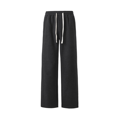 高级感绵羊毛混纺卫裤男