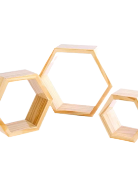 装饰置物架简约实木墙上置物架