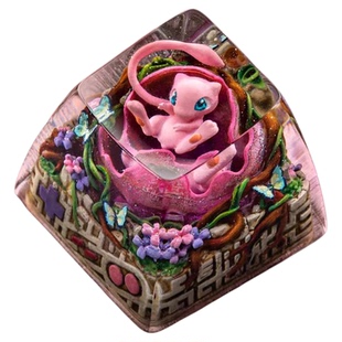 宝可梦键帽神奇宝贝3D立体图鉴机械键盘树脂透光键帽耿鬼SA高度