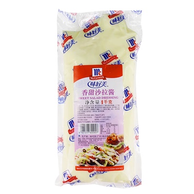 味好美香甜沙拉酱1kg水果手抓饼