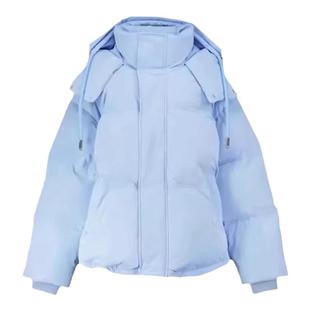 宽松韩版显瘦面包服外套女冬季新款设计小众学生百搭加厚羽绒棉服