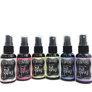 美国Dylusions INK SPRAYS水性喷雾颜料手账水彩绘画ranger 链接1