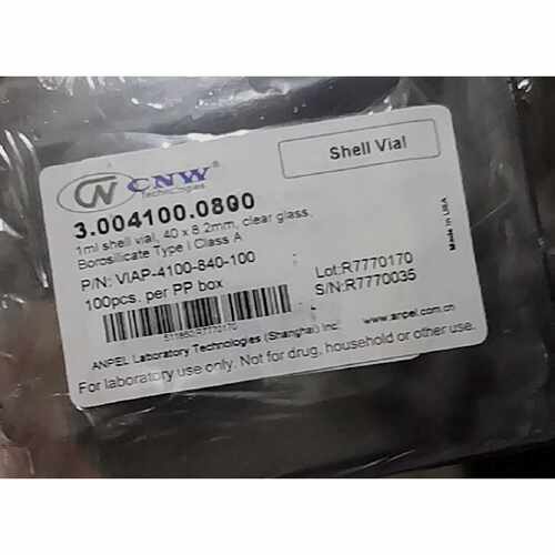 议价安谱压盖瓶 1mL透明压盖瓶, 8x40mm VIAP-4100-840-100正品10